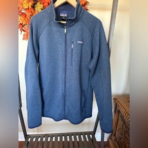 Men’s Blue fleece Patagonia coat